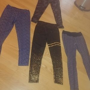 Womans workout leggins. A lot of four pair